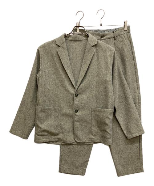 417 by EDIFICE（417 バイ エディフィス）417 by EDIFICE (417 バイ エディフィス) セットアップスーツ 【LANATEC / ラナテック】イージーセットアップ ライトグレー サイズ:Sの古着・服飾アイテム