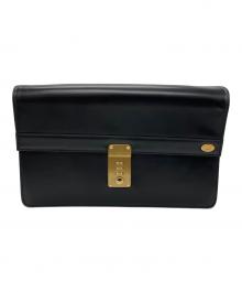 dunhill（ダンヒル）の古着「セカンドバッグ　 クラッチバッグ オックスフォード ブラック」｜ブラック