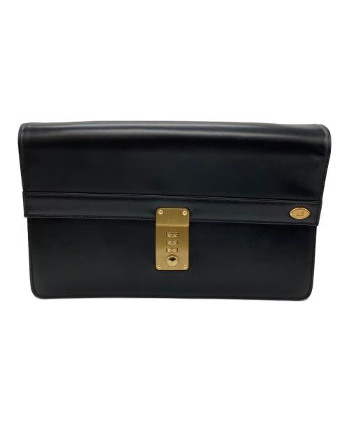 dunhill（ダンヒル）dunhill (ダンヒル) セカンドバッグ　 クラッチバッグ オックスフォード ブラック ブラックの古着・服飾アイテム