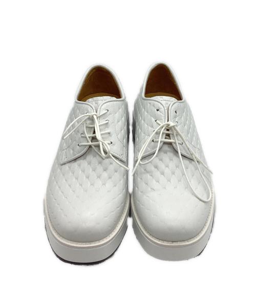 EMPORIO ARMANI（エンポリオ アルマーニ）EMPORIO ARMANI (エンポリオ アルマーニ) ドレスシューズ ホワイト サイズ:6の古着・服飾アイテム