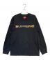 SUPREME（シュプリーム）の古着「Meta Logo L/S Top」｜ブラック