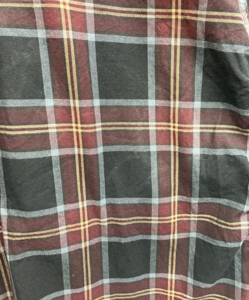 HUMIS（ヒューミス）HUMIS (ヒューミス) ディフォーメーションミリタリーフライフロントシャツ ブラウン サイズ:Lの古着・服飾アイテム