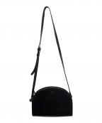 A.P.C.アーペーセー）の古着「ハーフムーンショルダーバッグ」｜ブラック