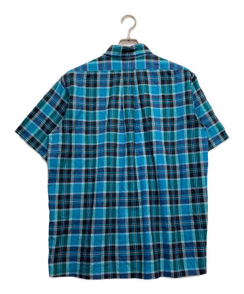 BROOKS BROTHERS（ブルックスブラザーズ）BROOKS BROTHERS (ブルックスブラザーズ) 半袖ボタンダウンシャツ ブルー サイズ:Mの古着・服飾アイテム