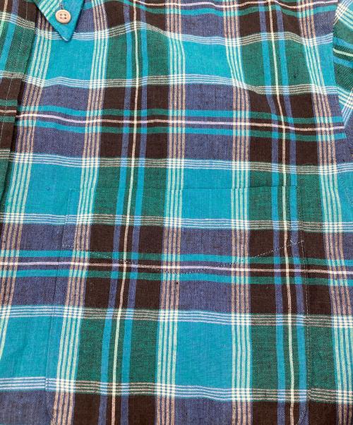BROOKS BROTHERS（ブルックスブラザーズ）BROOKS BROTHERS (ブルックスブラザーズ) 半袖ボタンダウンシャツ ブルー サイズ:Mの古着・服飾アイテム