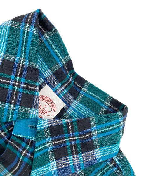 BROOKS BROTHERS（ブルックスブラザーズ）BROOKS BROTHERS (ブルックスブラザーズ) 半袖ボタンダウンシャツ ブルー サイズ:Mの古着・服飾アイテム