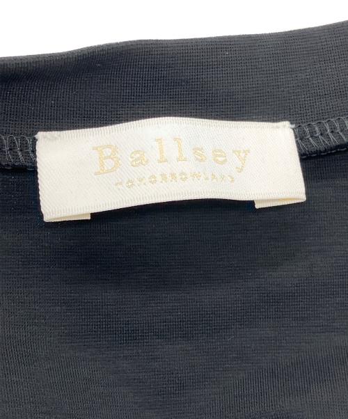 BALLSEY（ボールジィ）BALLSEY (ボールジィ) ジャージーコンビティアードプルオーバー ブラック サイズ:36の古着・服飾アイテム