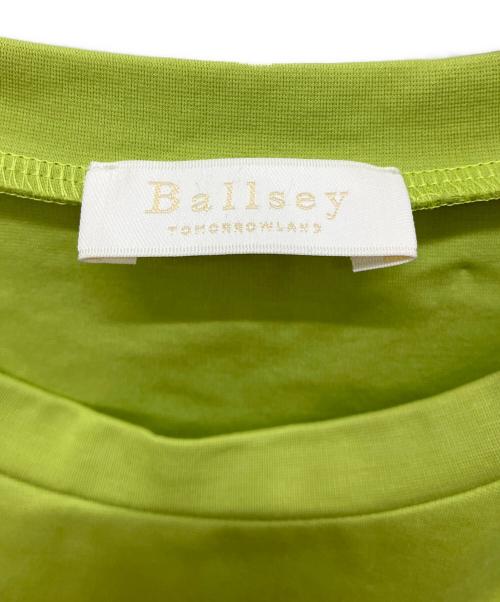 BALLSEY（ボールジィ）BALLSEY (ボールジィ) ジャージーコンビティアードプルオーバー 黄緑 サイズ:36の古着・服飾アイテム