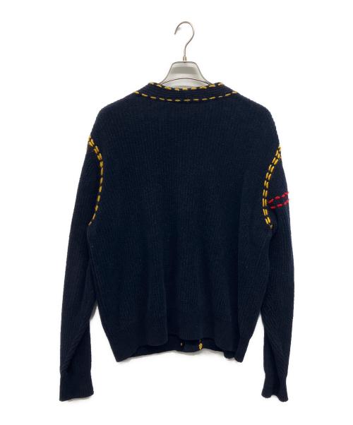 PHINGERIN（フィンガリン）PHINGERIN (フィンガリン) PG1 CARDIGAN　カーディガン ネイビー サイズ:Mの古着・服飾アイテム