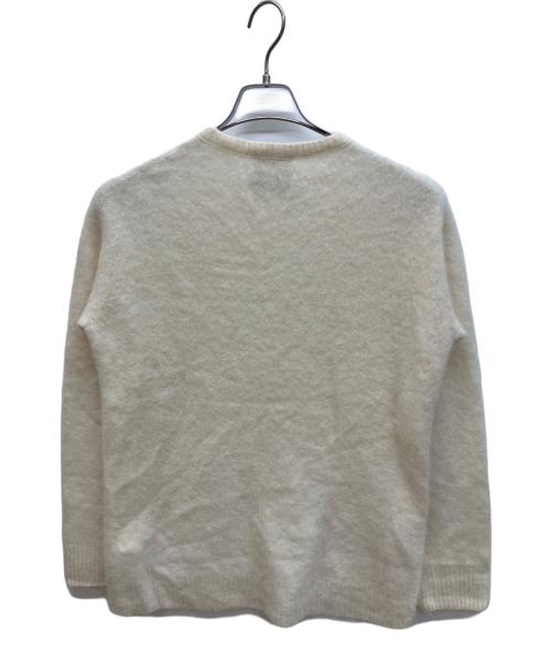 ATON（エイトン）ATON (エイトン) カシミヤクルーネックプルオーバー アイボリー サイズ:02の古着・服飾アイテム