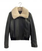 BALENCIAGAバレンシアガ）の古着「ムートンジャケット」｜ブラック