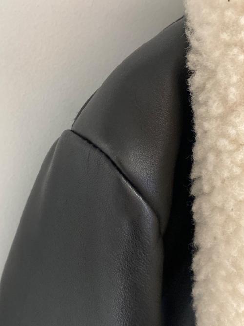 BALENCIAGA（バレンシアガ）BALENCIAGA (バレンシアガ) ムートンジャケット ブラック サイズ:40の古着・服飾アイテム