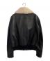 BALENCIAGA (バレンシアガ) ムートンジャケット ブラック サイズ:40：90000円