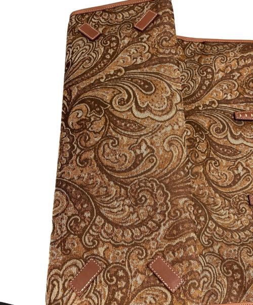 A VACATION（ア ヴァケーション）A VACATION (ア ヴァケーション) TANK PAISLEY トートバッグ ブラウンの古着・服飾アイテム