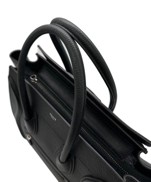 CELINE（セリーヌ）CELINE (セリーヌ) ラゲージ マイクロショッパー　189793DRU ブラック サイズ:マイクロの古着・服飾アイテム