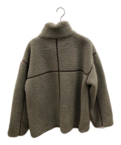 Plage（プラージュ）Plage (プラージュ) reversible boa ブルゾン ブラウン サイズ:38の古着・服飾アイテム