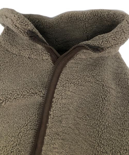 Plage（プラージュ）Plage (プラージュ) reversible boa ブルゾン ブラウン サイズ:38の古着・服飾アイテム