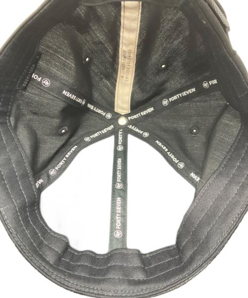 N.HOOLYWOOD（エヌ ハリウッド）N.HOOLYWOOD (エヌ ハリウッド) COMPILEキャップ ブラック サイズ:下記参照の古着・服飾アイテム