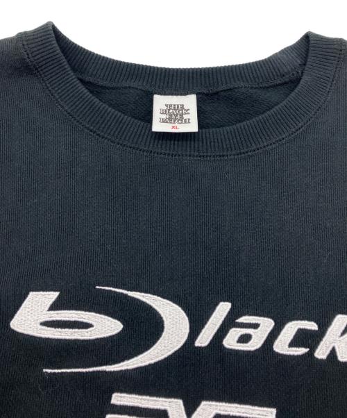 BlackEyePatch（ブラックアイパッチ）BlackEyePatch (ブラックアイパッチ) DISC MEDIA LOGO CREW SWEAT ブラック サイズ:SIZE XLの古着・服飾アイテム