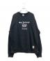 BlackEyePatch（ブラックアイパッチ）の古着「DISC MEDIA LOGO CREW SWEAT」｜ブラック