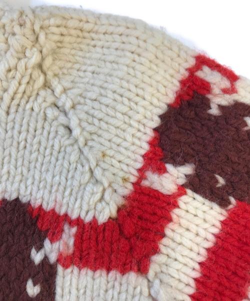 VINTAGE（ヴィンテージ）VINTAGE (ヴィンテージ) カウチンニットカーディガン アイボリー サイズ:表記なしの古着・服飾アイテム