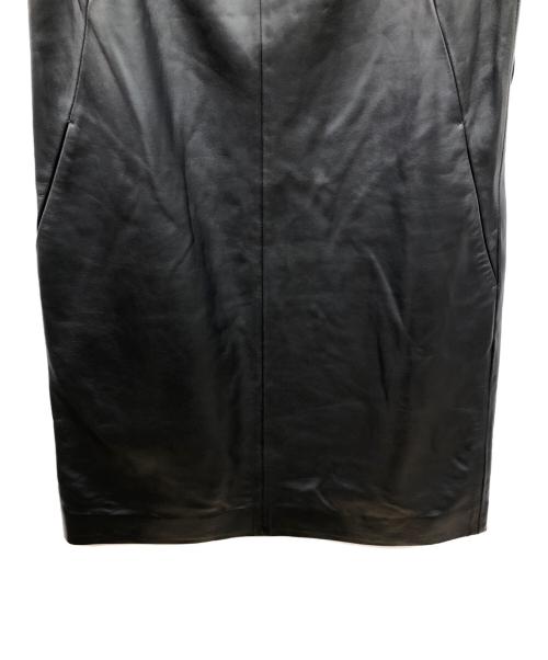 H BEAUTY&YOUTH（エイチ ビューティー&ユース）H BEAUTY&YOUTH (エイチ ビューティー&ユース) シープレザーキャミソールワンピース ブラック サイズ:SIZE Sの古着・服飾アイテム