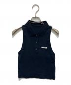 Huitroxウィトロ―）の古着「sleeveless polo」｜ネイビー