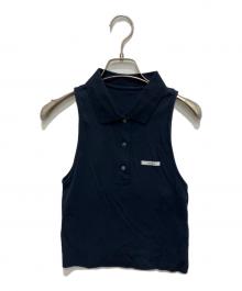 Huitrox（ウィトロ―）の古着「sleeveless polo」｜ネイビー