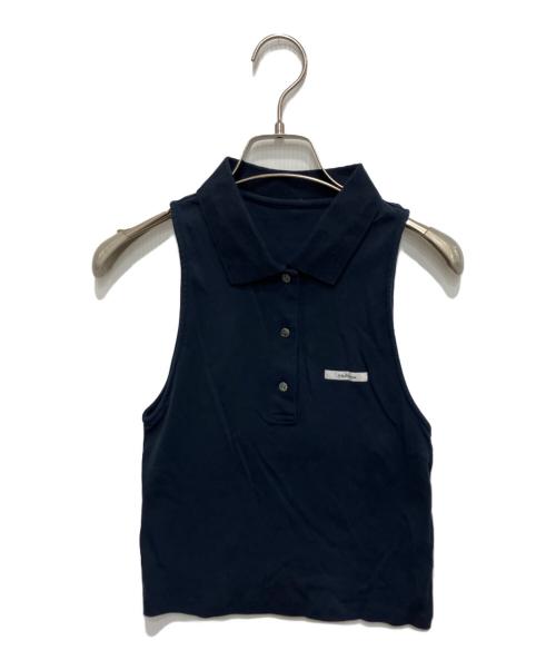 Huitrox（ウィトロ―）Huitrox (ウィトロ―) sleeveless polo ネイビー サイズ:FREEの古着・服飾アイテム