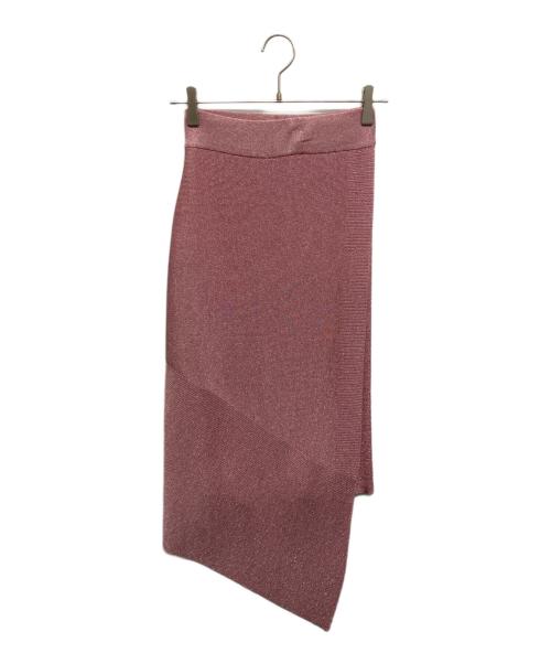 STELLA McCARTNEY（ステラマッカートニー）STELLA McCARTNEY (ステラマッカートニー) ラメニットスカート ピンク サイズ:38の古着・服飾アイテム