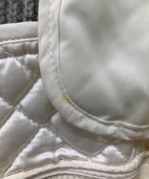 sacai（サカイ）sacai (サカイ) Knit docking jacket グレー×ホワイト サイズ:2の古着・服飾アイテム