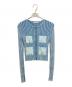 ACNE STUDIOS（アクネ ストゥディオズ）の古着「Koncrete Gummy Pocket Cardigan」｜ブルー
