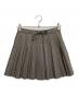 CELINE（セリーヌ）の古着「PLEATED PAJAMA MINI SKIRT」｜ブラウン