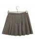 CELINE (セリーヌ) PLEATED PAJAMA MINI SKIRT ブラウン サイズ:36：25000円