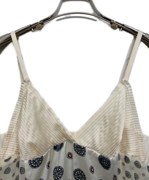 sacai（サカイ）sacai (サカイ) Komon Print Dress アイボリー サイズ:1の古着・服飾アイテム