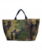 Herve Chapelierエルベシャプリエ）の古着「舟形トートバッグ/コーデュラトラベルバッグL」｜オリーブ