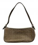 CELINEセリーヌ）の古着「スウェードショルダーポーチ」｜ブラウン