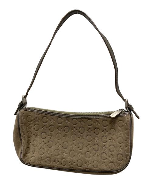 CELINE（セリーヌ）CELINE (セリーヌ) スウェードショルダーポーチ ブラウンの古着・服飾アイテム