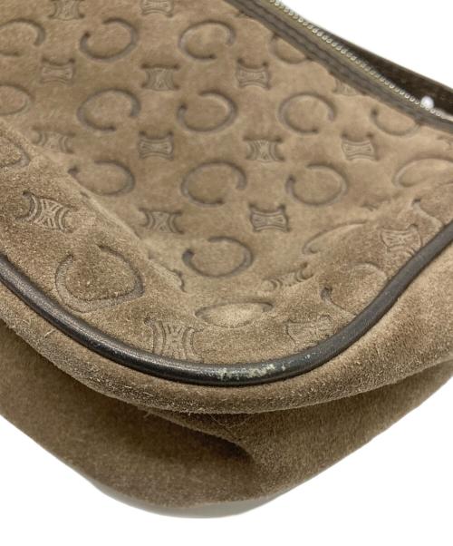 CELINE（セリーヌ）CELINE (セリーヌ) スウェードショルダーポーチ ブラウンの古着・服飾アイテム