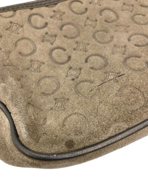 CELINE（セリーヌ）CELINE (セリーヌ) スウェードショルダーポーチ ブラウンの古着・服飾アイテム