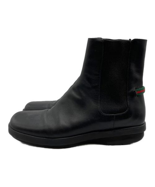 GUCCI（グッチ）GUCCI (グッチ) サイドゴアブーツ ブラック サイズ:37の古着・服飾アイテム