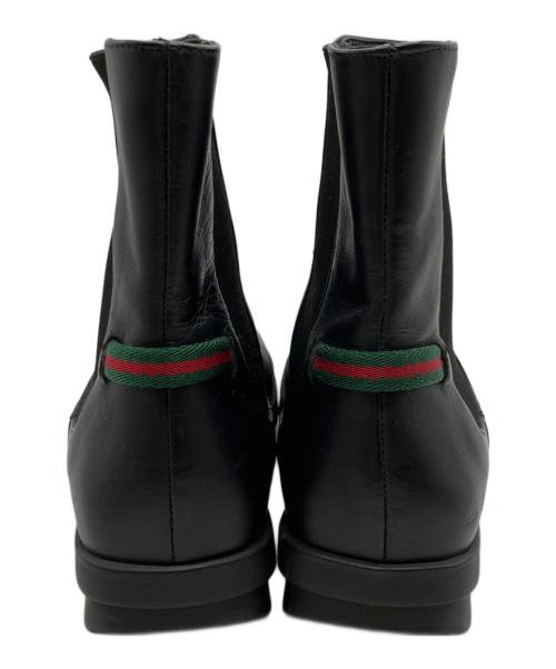 GUCCI（グッチ）GUCCI (グッチ) サイドゴアブーツ ブラック サイズ:37の古着・服飾アイテム