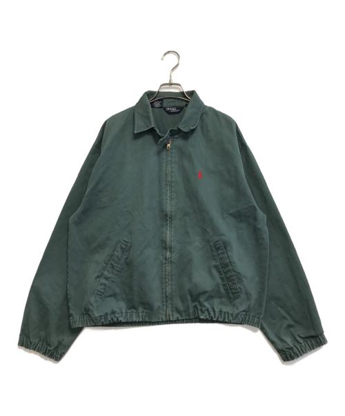 POLO RALPH LAUREN（ポロ・ラルフローレン）POLO RALPH LAUREN (ポロ・ラルフローレン) スイングトップ オリーブ サイズ:Mの古着・服飾アイテム