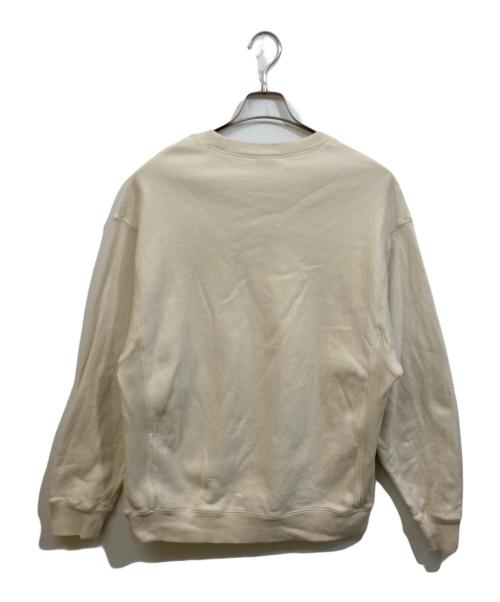 HUF（ハフ）HUF (ハフ) ボックスロゴ刺繍スウェット アイボリー サイズ:SIZE Mの古着・服飾アイテム