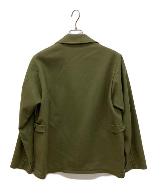 SHIPS（シップス）SHIPS (シップス) KAPTAIN SUNSHINE (キャプテンサンシャイン) Super100'S wool fatigue jkt スーパー100'S ウールファティーグジャケット オリーブ サイズ:38の古着・服飾アイテム