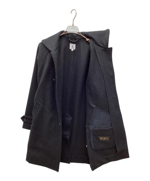 ARPENTEUR（アルペントール）ARPENTEUR (アルペントール) メルトンコート　ステンカラーコート ブラック サイズ:Mの古着・服飾アイテム