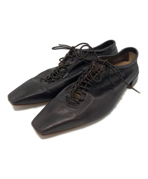 FABIO RUSCONI（ファビオルスコーニ）FABIO RUSCONI (ファビオルスコーニ) レースアップシューズ ブラウン サイズ:36の古着・服飾アイテム