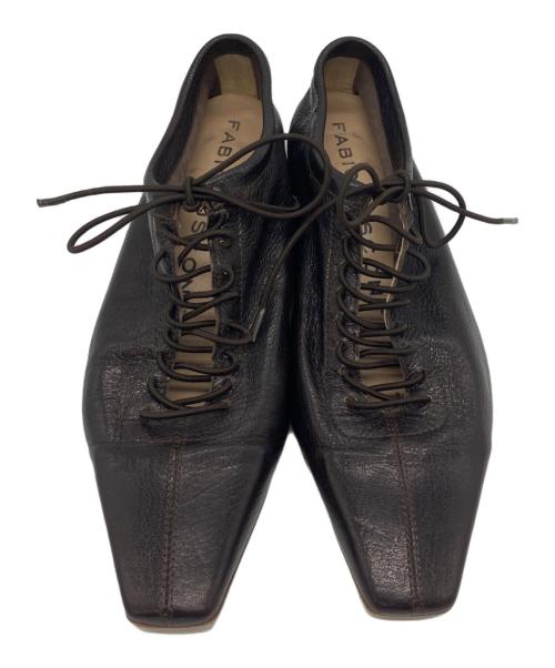 FABIO RUSCONI（ファビオルスコーニ）FABIO RUSCONI (ファビオルスコーニ) レースアップシューズ ブラウン サイズ:36の古着・服飾アイテム