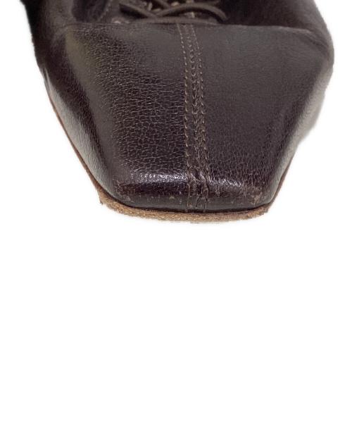 FABIO RUSCONI（ファビオルスコーニ）FABIO RUSCONI (ファビオルスコーニ) レースアップシューズ ブラウン サイズ:36の古着・服飾アイテム