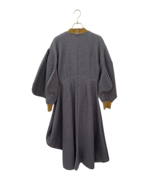 ENFOLD（エンフォルド）ENFOLD (エンフォルド) ダンボールドレス グレー サイズ:36の古着・服飾アイテム